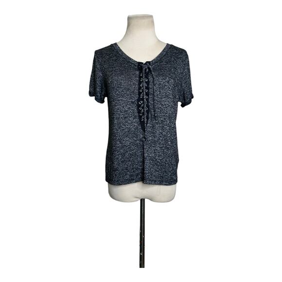 Occasion marbled black short sleeves tee size medium - Picture 8 of 9